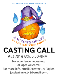 Valley of the Moon Fall Play Casting Call
