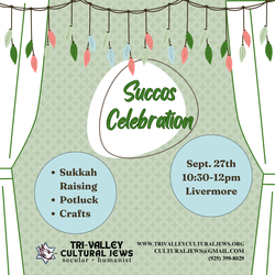 Tri-Valley Cultural Jews Sukkah Raising