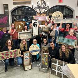 International Day of Friendship Wood Decor Sign Workshop