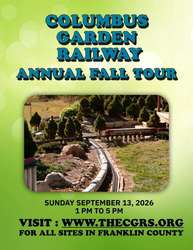 COLUMBUS GARDEN RAILWAY ANNUAL OPEN BACKYARD TOUR