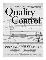 Keebs & High Pressure present Quality Control: From 140 to 174BPM