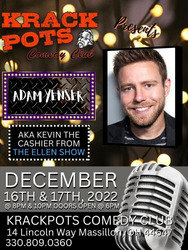Comedian Adam Yenser at Krackpots Comedy Club, Massillon