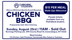 Marcus Whitman Band & Guard Chicken BBQ Fundraiser