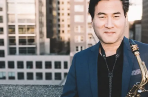 Jeff Kashiwa with the Parker House Band