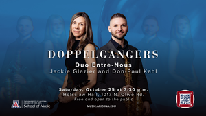 Doppelgängers: Duo Entre-Nous, Jackie Glazier and Don-Paul Kahl