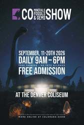 Denver Coliseum Minerals Fossils Gems Jewelry Craft Show