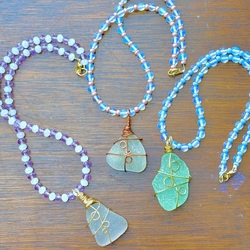 Beach Treasures Necklace with EOS Designs Studio