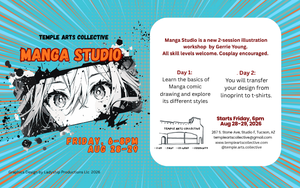 Manga Studio: A 2 day Manga Illustration Workshop at Temple Arts Collective