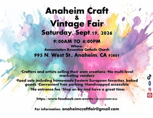 Anaheim Craft & Vintage Fair