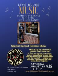 Muddy Waters Gastropub Presents Some High Quality Original Blues Featuring The JB Blues Band