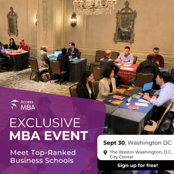 Access MBA Washington DC – September 30, 2026