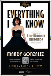 Everything I Know: Mandy Gonzalez Celebrates the Music of Lin-Manuel Miranda