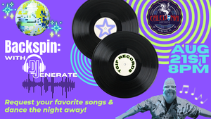 Backspin with DJenerate on Friday, Aug. 21 at Caledonia Brewing