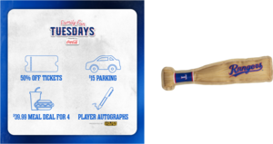 San Francisco Giants vs. Texas Rangers — Family Fun Tuesday & Baseball Bat Dog Toy Giveaway