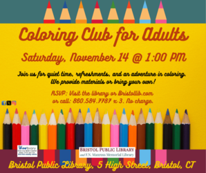 coloring Club for Adults