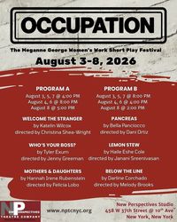 Occupation: The Meganne George Women's Work Short Play Festival (2026)