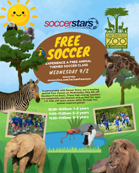 Free Kids Soccer at the Zoo!!