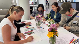 Free Art Workshop: Watercolor Flower Paintings