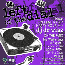 Left of the Dial: 1980s College Radio Happy Hour w/ DJ Dr Wisz