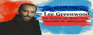 Lee Greenwood: Country Music Star at Arcada Theatre, St. Charles December 10, 2022