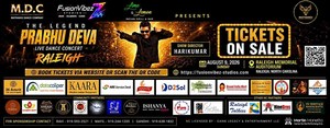 The Legend Prabhu Deva Live Dance Concert in Raleigh