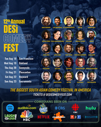 Desi Comedy Fest Fri Aug 21 7:30pm (Pleasanton)