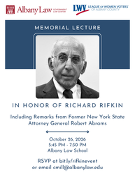 Memorial Lecture in Honor of Richard Rifkin