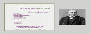 Concert in Celebration of the 200th Birthday of Composer Cesar Franck