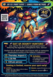 🎨🚀 JAY101 PAINT EVENT | SAMUS FROM METROID 🚀🎨