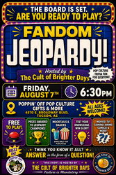 Fandom Jeopardy is back at Poppin' Off!