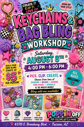 Keychains & Bag Bling Workshop @ Poppin' Off
