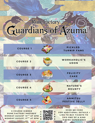 Pixel to Plate: Rune Factory Guardians of Azuma Inspired 5 Course Dinner at Bard & Baker in Troy