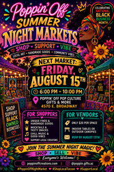 🌟 POPPIN’ OFF SUMMER NIGHT MARKETS 🌟