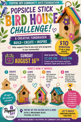 🏡🪺 Build a Birdhouse. Support the Arts. Win Bragging Rights! 🪺🏡