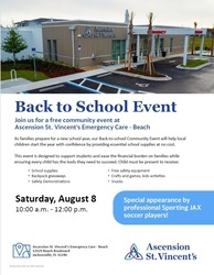 Ascension St. Vincent's Back-To-School Community Event