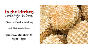 Pizzelle Cookie Making Baking Class