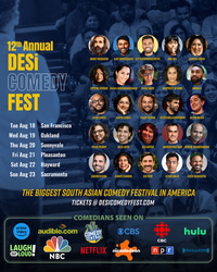 Desi Comedy Fest Sun Aug 23 7pm (Sacramento)