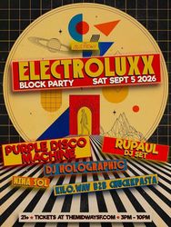 Electroluxx Block Party: Purple Disco Machine, RuPaul   MORE