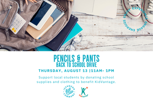 ISSAQUAH COMMONS TO HOST 'PENCILS & PANTS' BACK-TO-SCHOOL SUPPLY DRIVE