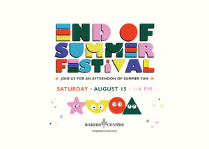 BAKERS CENTRE TO HOST ‘END OF SUMMER FESTIVAL’