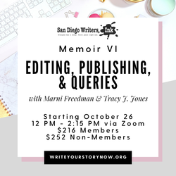 (Online) Memoir VI: Pitching, Editing, Queries, and Hooks with Marni & Tracy