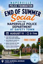 FREE all-ages End-Of-Summer Social at Safety Town Aug 11 5-7pm