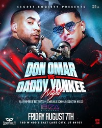 DON OMAR VS DADDY YANKEE Night in Salt Lake City | August 7, 2026