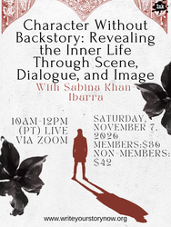 Character Without Backstory: Revealing the Inner Life Through Scene, Dialogue, and Image