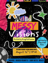 Messy Visions: An ADHD-Friendly Vision Board Experience