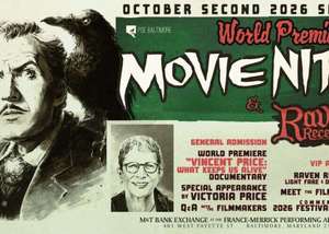 A Vincent Price MOVIE NITE, The International Edgar Allan Poe Festival