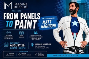 From Panels to Paint: An Evening with Matt Haghighi