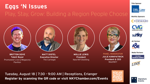 Eggs 'N Issues: Play, Stay, Grow - Building a Region People Choose