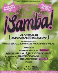 ¡SAMBA! 4 Year Anniversary