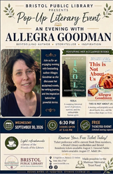 Pop-up Literary Event: An Evening with Allegra Goodman